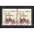 Used 1907 18c Surrey Fine CNP Left 5 PA0526
