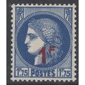 France Scott 397 - SG682, 1941 Ceres 1f on 1f75...