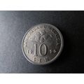 1990 MALAYSIA TEN SEN FREE POST. Q