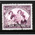NEW ZEALAND 1946 SG670 2d PURPLE THE ROYAL FAMI...