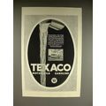 1923 Texaco Gasoline & Motor Oil Ad - High Volatility
