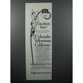 1927 Rock Island Railroad Ad - Vacation Time
