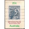 AUSTRALIA, National Stamp Week, green 1978, 20c