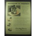 1954 Coventry Climax Fork Trucks Ad - Prescription for prosperity