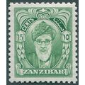 Zanzibar 1952 15c green SG 341 unused