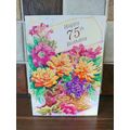 75h birthday card - Happy 75th Birthday #2