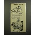 1952 Cunard Cruise Advertisement