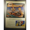 1957 Kodak Pony 135 Camera and 300 Projector Ad - From two-inch Kodak Slides
