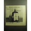 1958 Ballantine's Scotch Advertisement