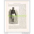 ARAB SOLDIER OF TUNIS, TUNISIA, Book Illustrati...