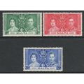 Malta Scott 188/190 - SG214/216, 1937 Coronatio...