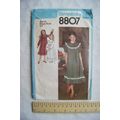 1978 Simplicity Pattern No. 8807 girl's dress, ...