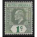 BRITISH HONDURAS 1902-4 EDVII WMK MULTI CROWN C...