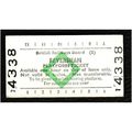 Railway Platform Ticket FAVERSHAM BRB(S) Green ...