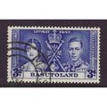 Basutoland KGVI 1937 Coronation 3d Bright Blue ...