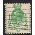 GB 1929 KGV 1/2d Green 9th UPU SG 434 (G175