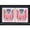 CVP32 41c Shield Very Fine MNH Pair PA5012