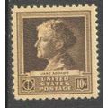 878 10c Jane Addams Fine MNH GA0367