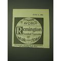 1900 Remington Standard Typewriter Ad - Stands ...