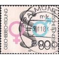 GERMANY, Democratic Emancipation, pink blue 198...
