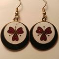 Triple Heart Earrings Star Shaped Circle Cloiso...