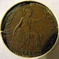 1935 Great Britain-Half Penny-Fine detail