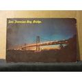 BAY BRIDGE, SAN FRANCISCO, USA....used postcard...