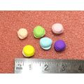 6 Macaroons Assorted Colours Set 3 Handmade 1:1...