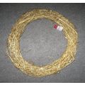 Painted Glittered Gold Grapevine Wreath