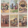 Saint John Bosco 6 x Painting Signed Old Trade ...