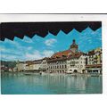 Luzern Switzerland Postcard posted 1968 creased