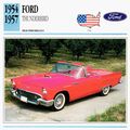 Collectors Club card. Classic Cars. Ford Thunde...