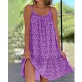 UK Plus Size Swing Ladies Floral Dress Womens H...