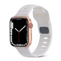 Square Buckle Stripes Silicone Watch Band, For ...