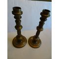 Candlestick Holders - Vintage Brass - Heavy - 1...