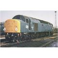 Railway Postcard BR Class 40 40097 CREWE Diesel...