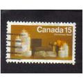 1972 canada christmas candles 15c f/u sg748