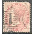 East India stamps 1855 - SG 73 - QV 8a carmine ...