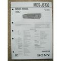 Sony MDS-JB730 Original Service manual
