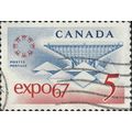 CANADA, Montreal World Fair, blue & red 1967, 5...