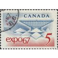 CANADA, Montreal World Fair, blue & red 1967, 5...
