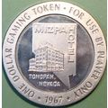 Mizpah. $1 Casino Token. Tonopah, NV. 1967. R17.