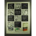 1972 Doral Cigarettes Ad - Stars in the Silents