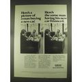 1972 GMAC Financing Ad - Picture of Man Buying New Car