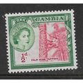 GAMBIA 1953 1/2d TAPPING FOR PALM WINE SG 171 M...
