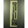 1953 Countess Mara Ties Ad - Hearldry, The Duffer, Aquacade and Counterpoint