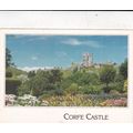Corfe Castle Dorset Postcard posted 1996 creased