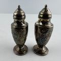 Silverplate Trent Salt and Pepper Shakers Vintage