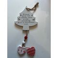 CHRISTMAS HANGER - TREE AND HEARTS