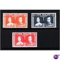 NEW ZEALAND 1937 CORONATION SG599/601 SET 3 VAL...